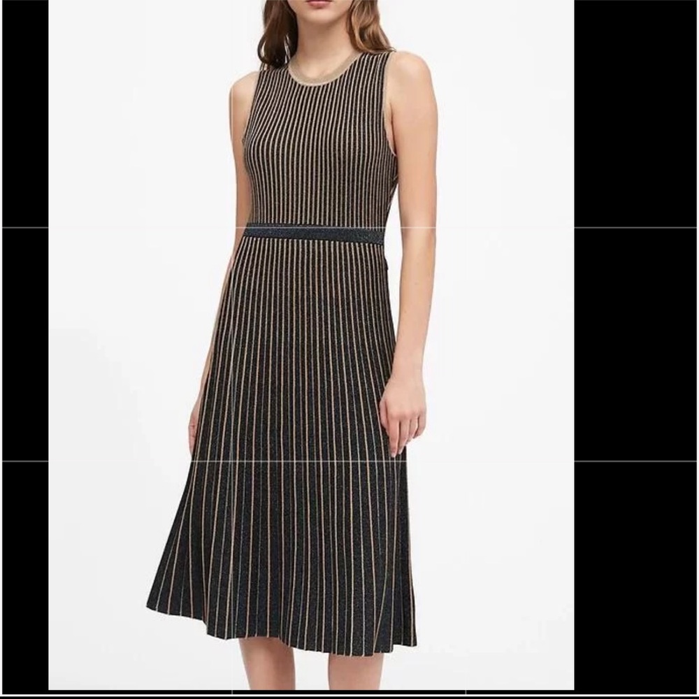 Banana Republic Short Sleeve Striped Dresses for Women